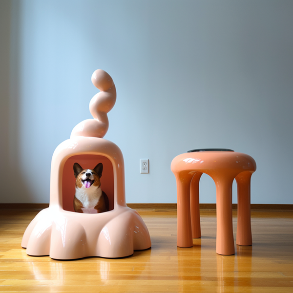 Cat house and dog house 