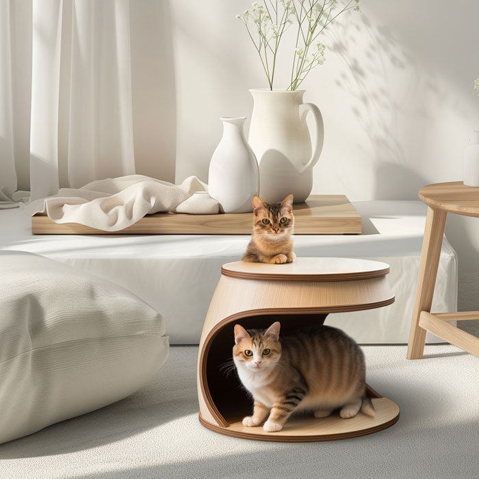 3D printed eco-friendly material dog and cat  house