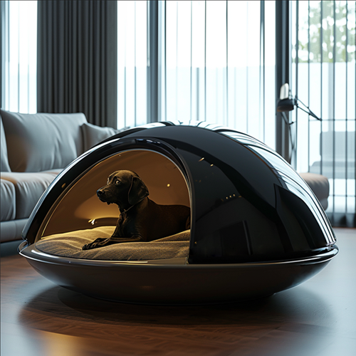3D printed eco-friendly material dog and cat  house
