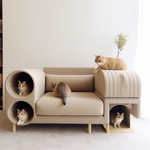 3D printed eco-friendly material dog and cat  house