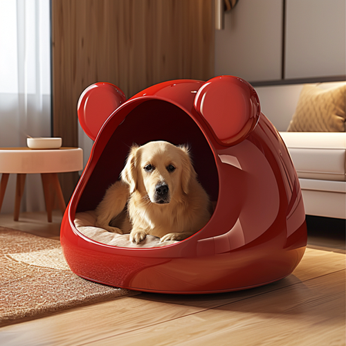 3D printed eco-friendly material dog and cat  house